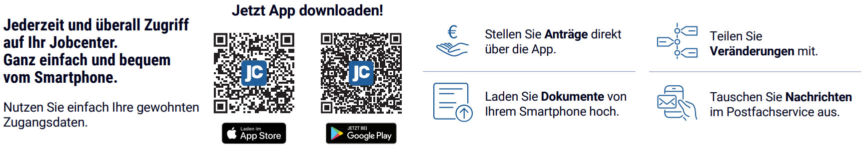 Die Jobcenter-App