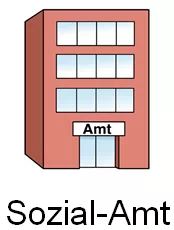 Bild mit Haus Sozial-Amt Bild mit Haus Sozial-Amt